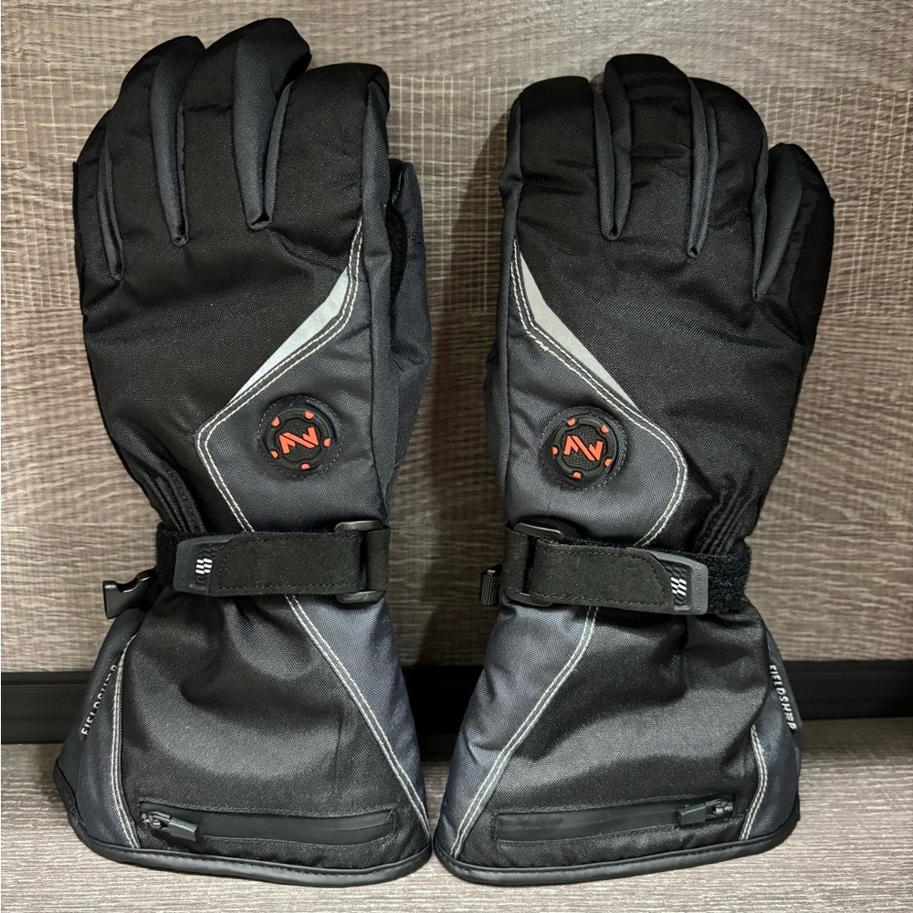 Field Sheer Rechargeable Battery Heated Gloves (Black) - Size S